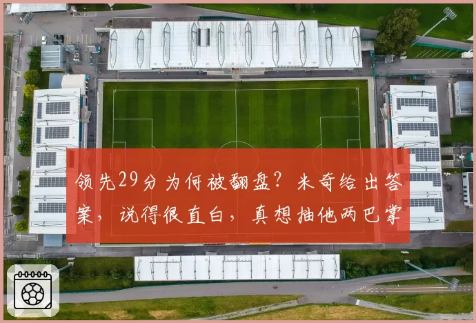 领先29分为何被翻盘？米奇给出答案，说得很直白，真想抽他两巴掌
